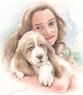 obZnEh@eƏ̊G ʉ@watercolor-basset-hound-dog-17-girl-p-image.jpg
