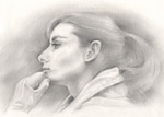 ߁AvɐZI[h[Ewbvo[@M@ё@audrey-hepburn-pencil