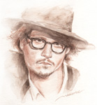 jD@Wj[Efbv@l̊G@lёEG@ʉ@johnny-depp-actor-watercolor-8